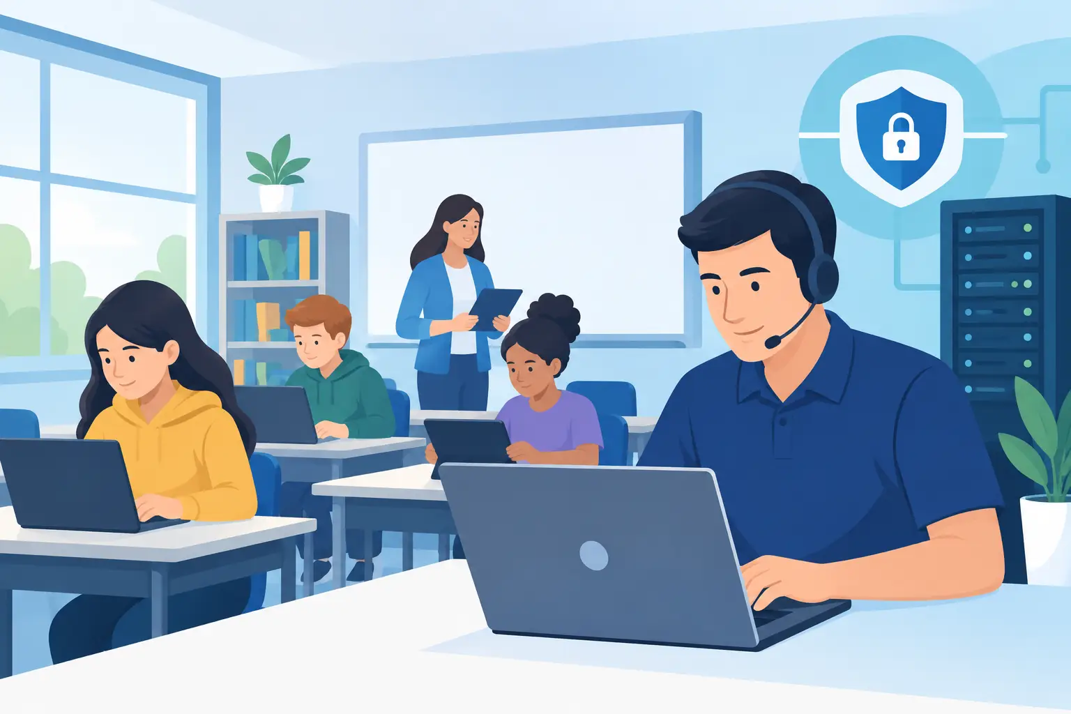 IT Support for Schools That Keeps Learning Moving