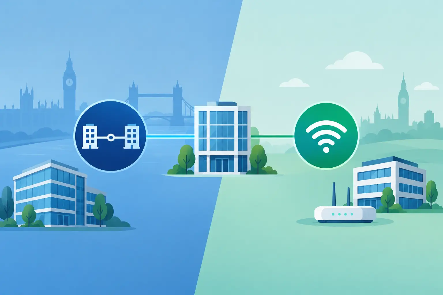 Leased Line Versus Broadband for UK Organisations