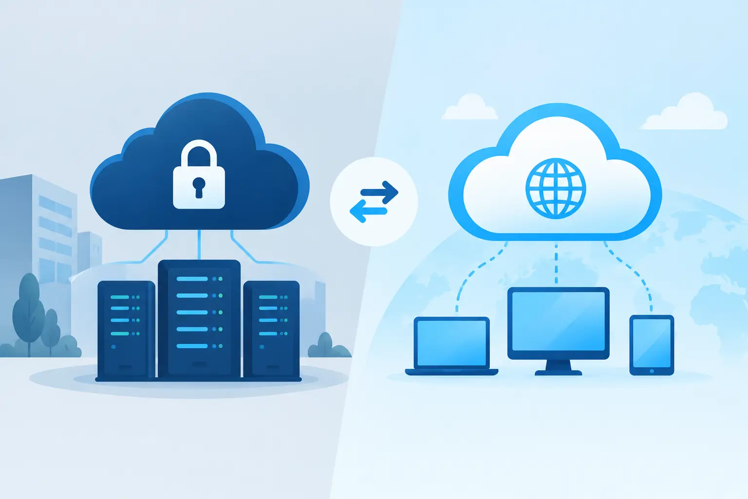 Private Cloud Versus Public Cloud Compared